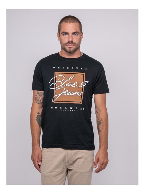 T-shirt pur coton à motif JABLOTE - Kiabi