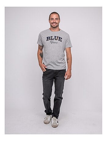 T-shirt pur coton à motif jackhorn