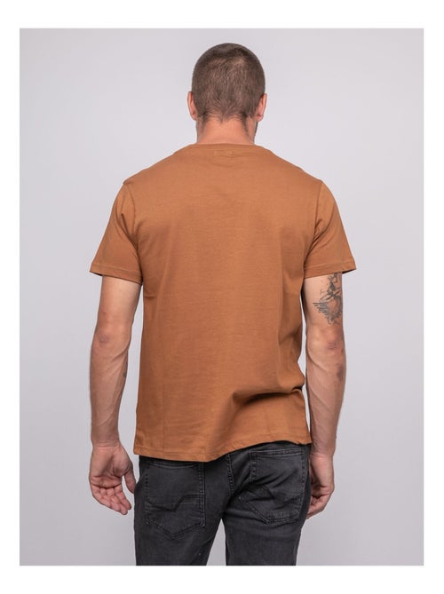 T-shirt pur coton à motif JACKHORN - Kiabi