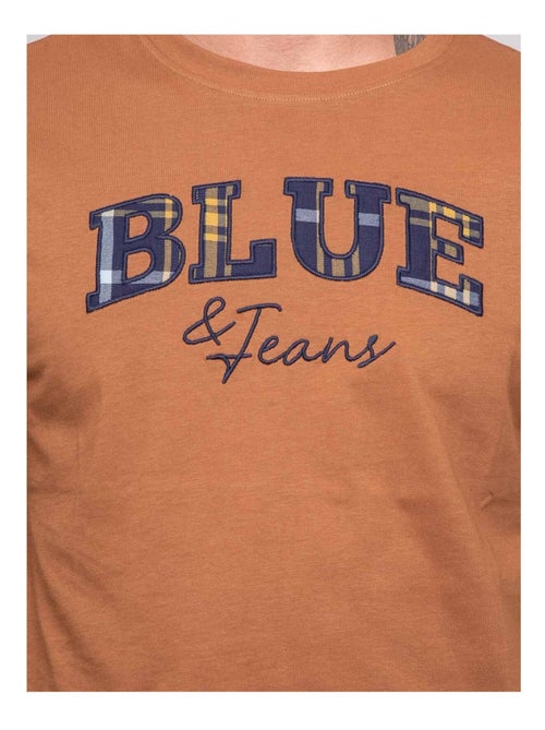 T-shirt pur coton à motif JACKHORN - Kiabi