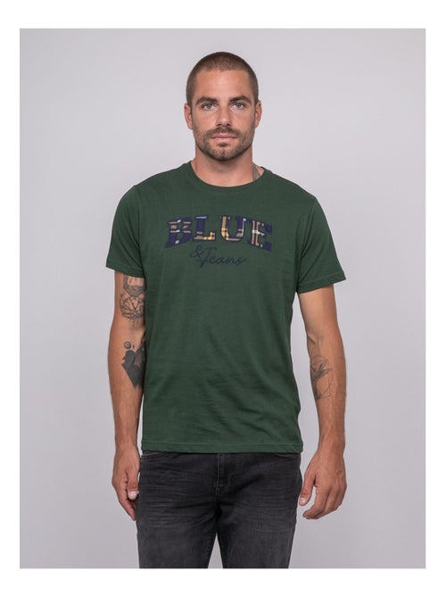 T-shirt pur coton à motif JACKHORN - Kiabi