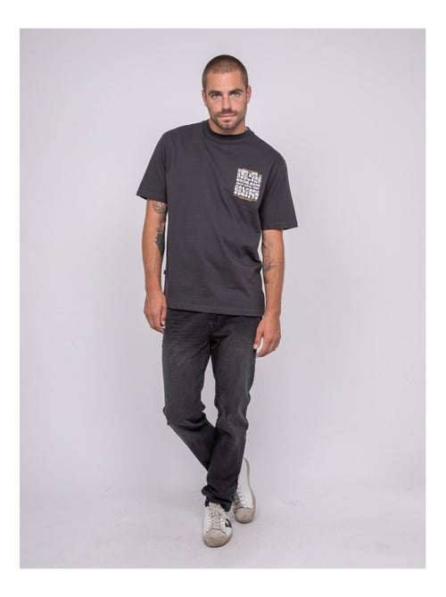 T-shirt pur coton à motif JARGNOL - Kiabi