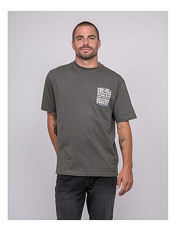T-shirt pur coton à motif JARGNOL