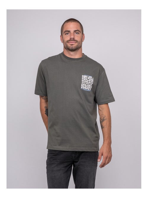 T-shirt pur coton à motif JARGNOL - Kiabi