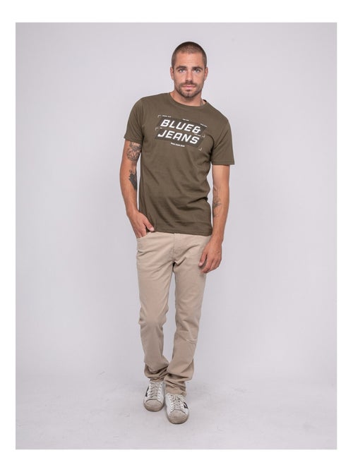 T-shirt pur coton à motif JORDIPAL - Kiabi