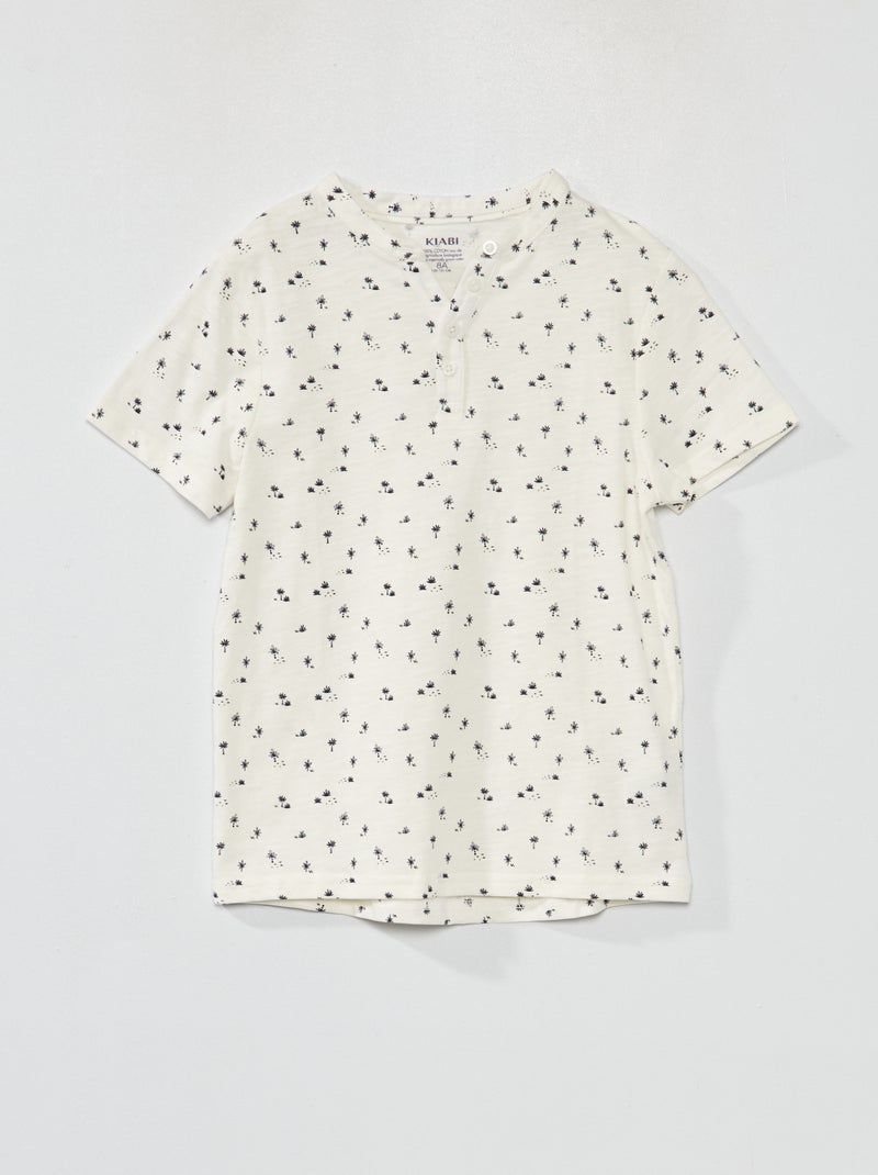 T-shirt pur coton Blanc - Kiabi