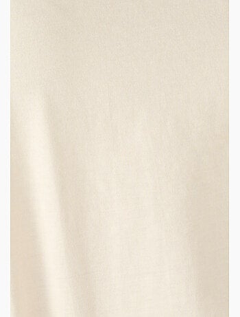 T-shirt pur coton manches brodées - Damart