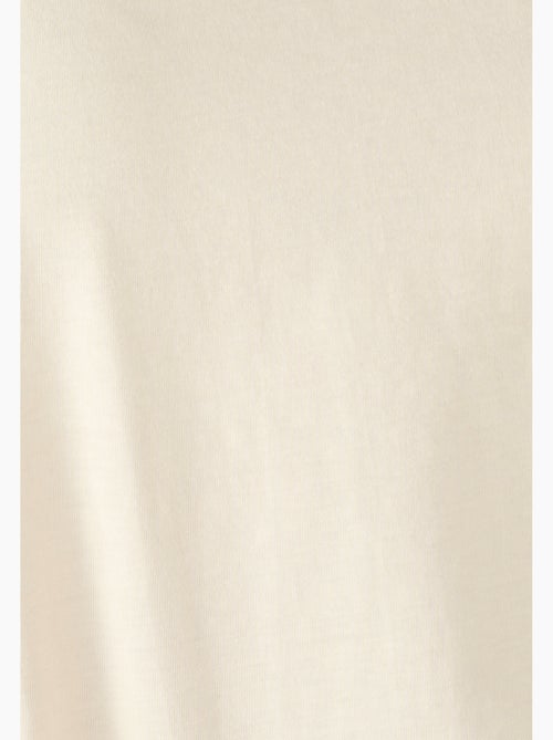 T-shirt pur coton manches brodées - Damart - Kiabi