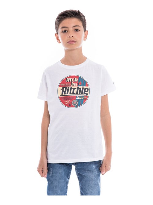 T-shirt pur coton organique NAGEL BOY - Kiabi