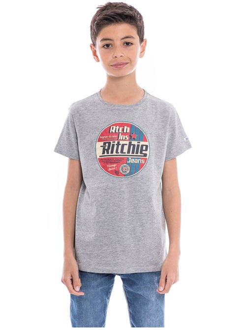 T-shirt pur coton organique NAGEL garçon - Kiabi