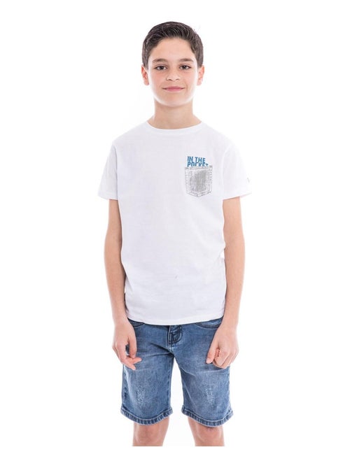 T-shirt pur coton organique NAMPTY garçon - Kiabi