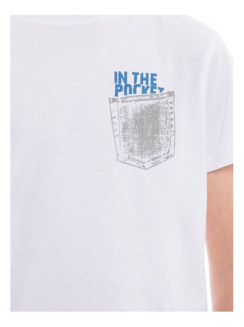 T-shirt pur coton organique NAMPTY garçon - Kiabi