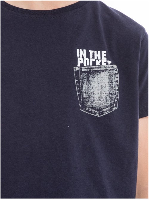 T-shirt pur coton organique NAMPTY garçon - Kiabi