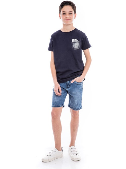 T-shirt pur coton organique NAMPTY garçon - Kiabi