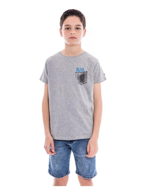 T-shirt pur coton organique NAMPTY garçon - Kiabi