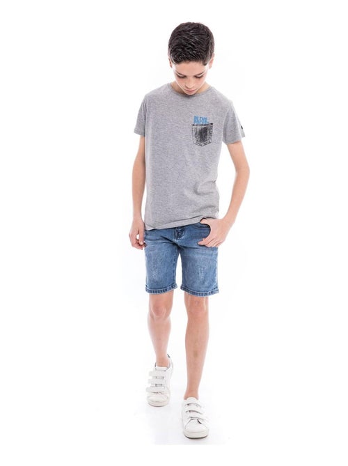 T-shirt pur coton organique NAMPTY garçon - Kiabi