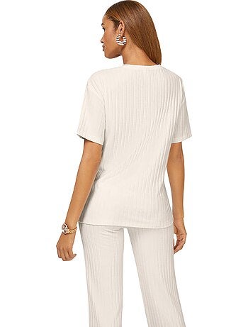 T-shirt Qualité Côtelée Confortable - Taille Standard - Witt