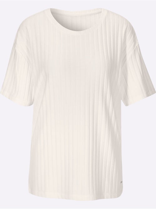 T-shirt Qualité Côtelée Confortable - Taille Standard - Witt - Kiabi