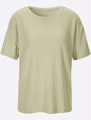 T-shirt Qualité Côtelée Confortable - Taille Standard - Witt