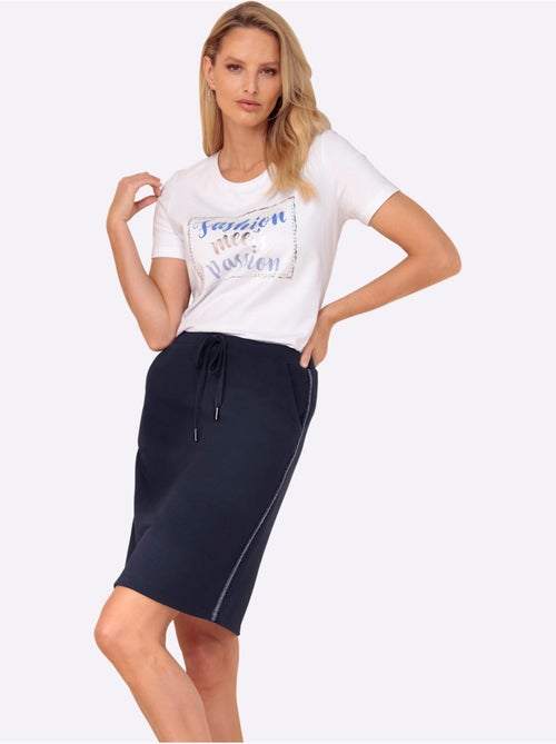 T-shirt Qualité Coton - Taille Standard - Helline - Kiabi
