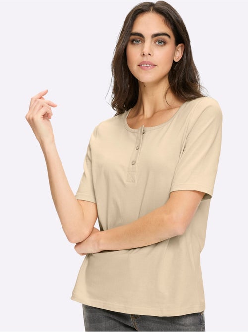 T-shirt Qualité Coton - Taille Standard - Helline - Kiabi T-shirt Qualité Coton - Taille Standard - Helline - Kiabi