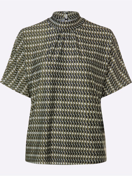 T-shirt Qualité Peu Froissable - Taille Standard - helline - Kiabi