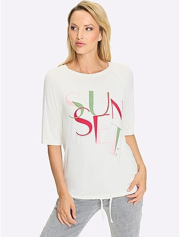 T-shirt Qualité Viscose Douce - Taille Standard - Helline