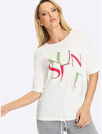 T-shirt Qualité Viscose Douce - Taille Standard - Helline