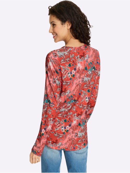 T-shirt Qualité Viscose Douce - Taille Standard - Helline - Kiabi