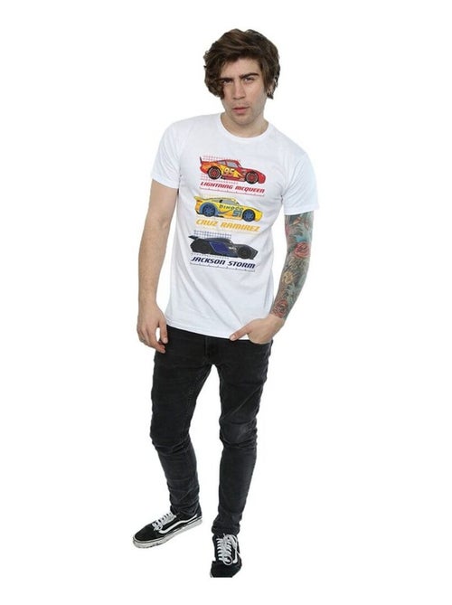 T-shirt racer profile - voitures (cruz ramirez, jackson storm, flash mcqueen) - Kiabi