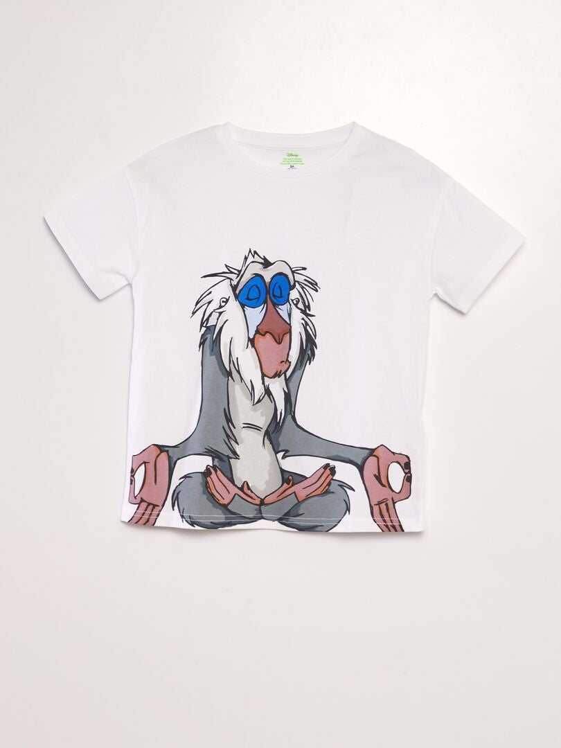 T-Shirt Sanetta Coton Bio Enfants - Manches Courtes - Blanc - Protection UV 15+ - Garçons/Filles