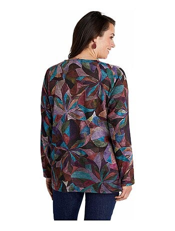 T-shirt raglan évasé mi-long