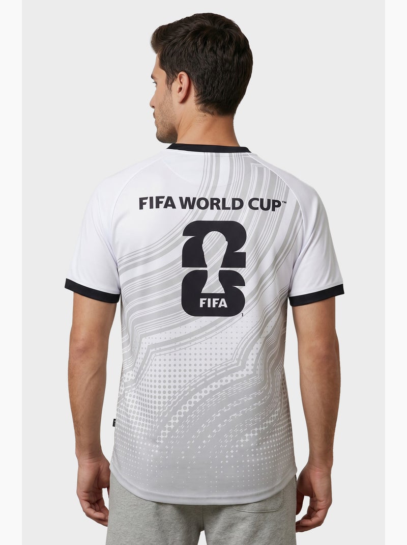 T-Shirt Raglan Sport | Licence Officielle FIFA World Cup 2026 Blanc - Kiabi