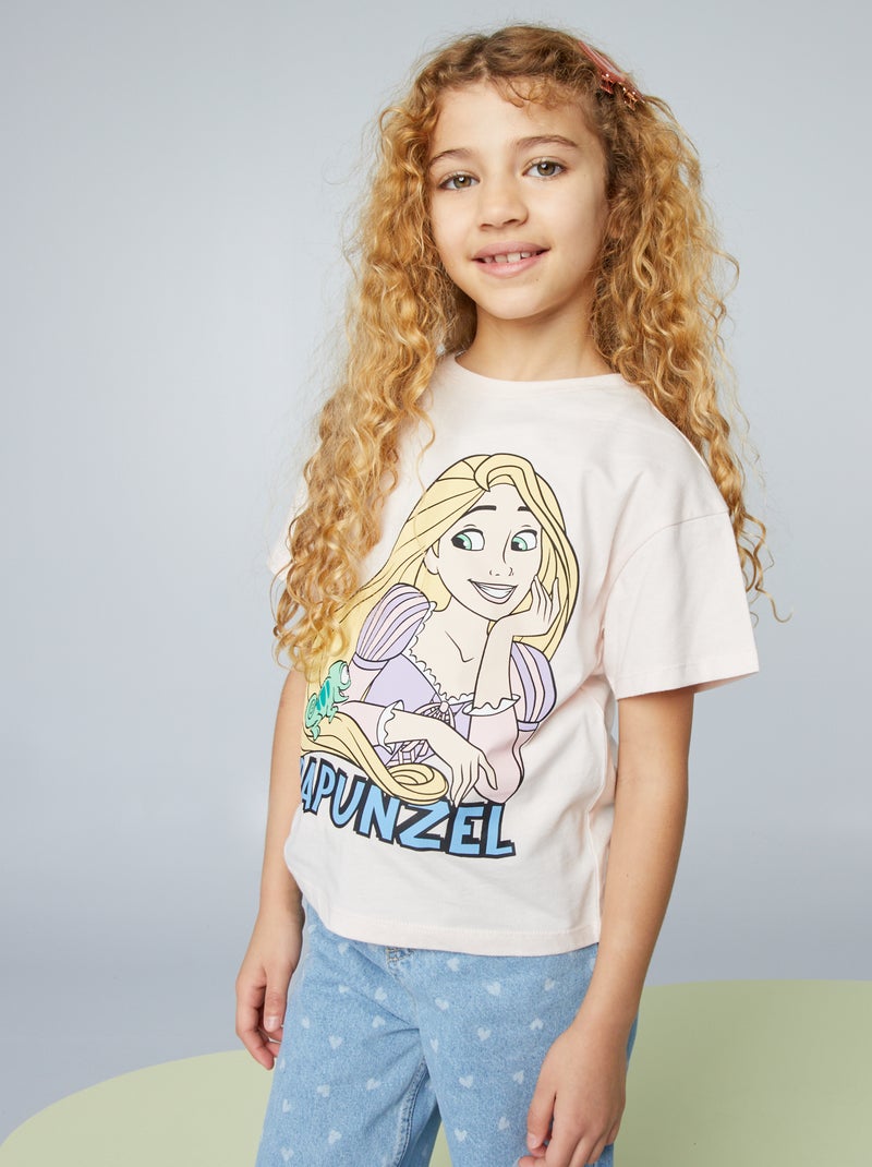 T-shirt 'Raiponce' 'Disney' ROSE - Kiabi