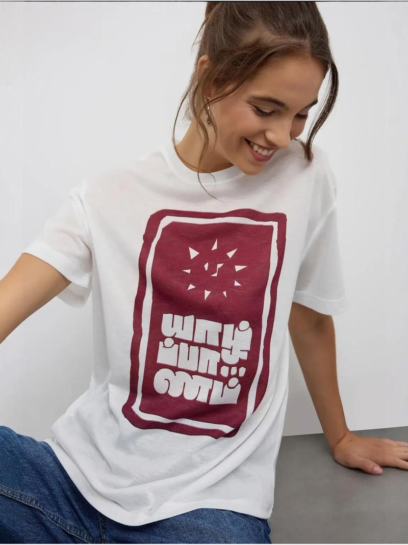 T-shirt Raja Blanc - Kiabi