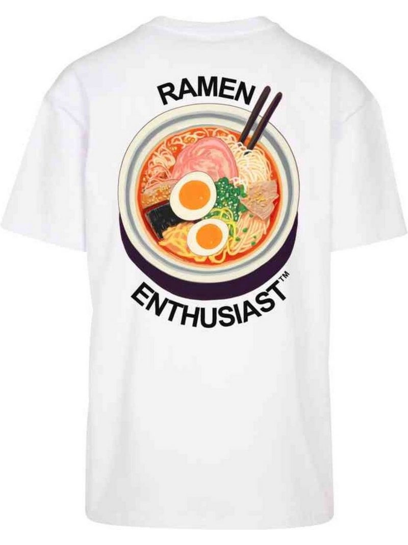 T-shirt ramen club - mister tee Blanc - Kiabi