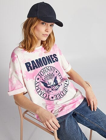 T-shirt 'Ramones' tie and dye
