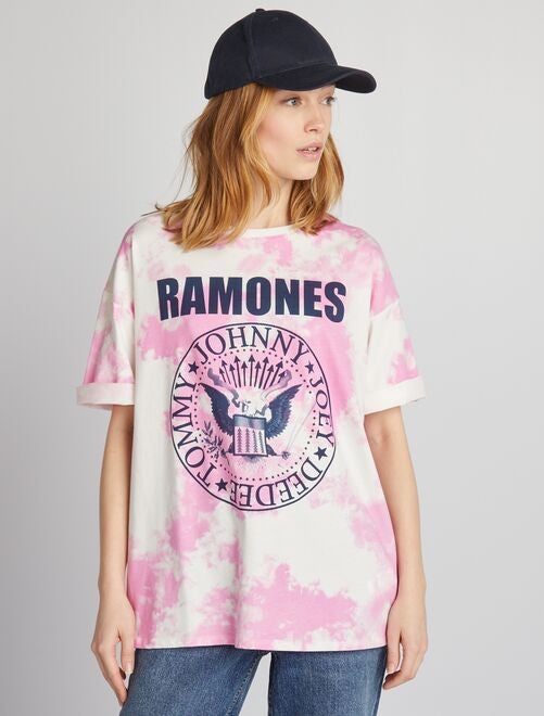 T-shirt 'Ramones' tie and dye - Kiabi