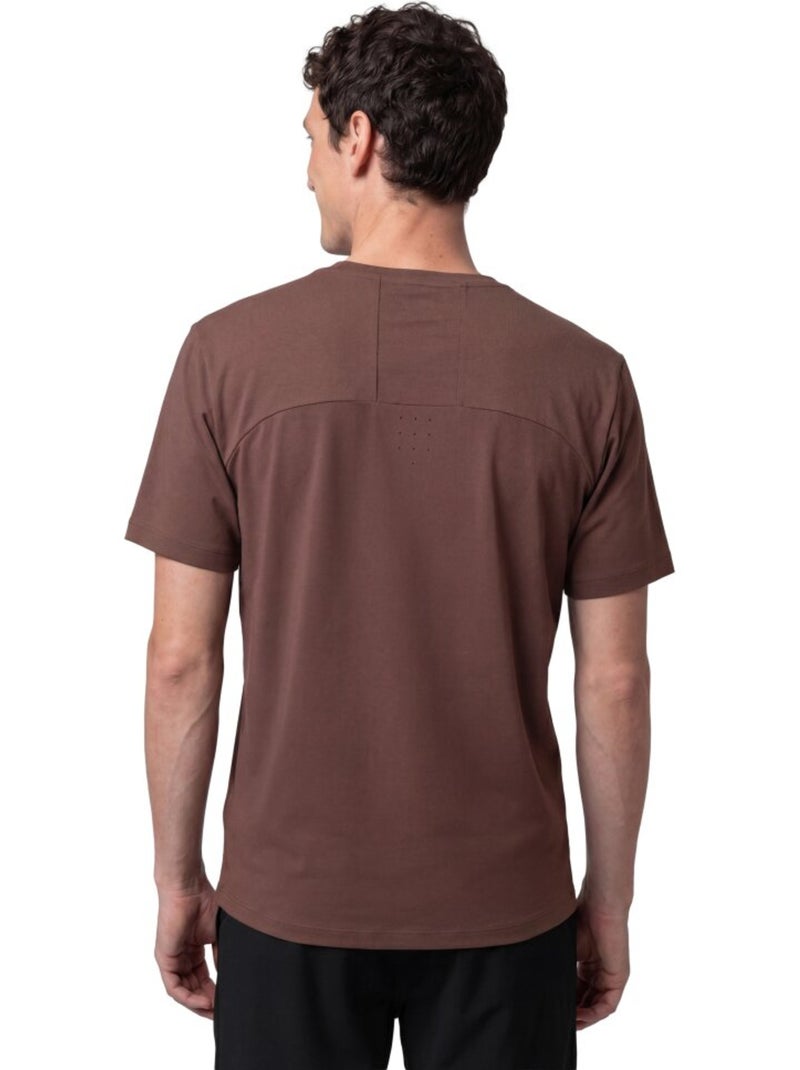 T-shirt randonnée manches courtes homme homme ordesa Marron - Kiabi
