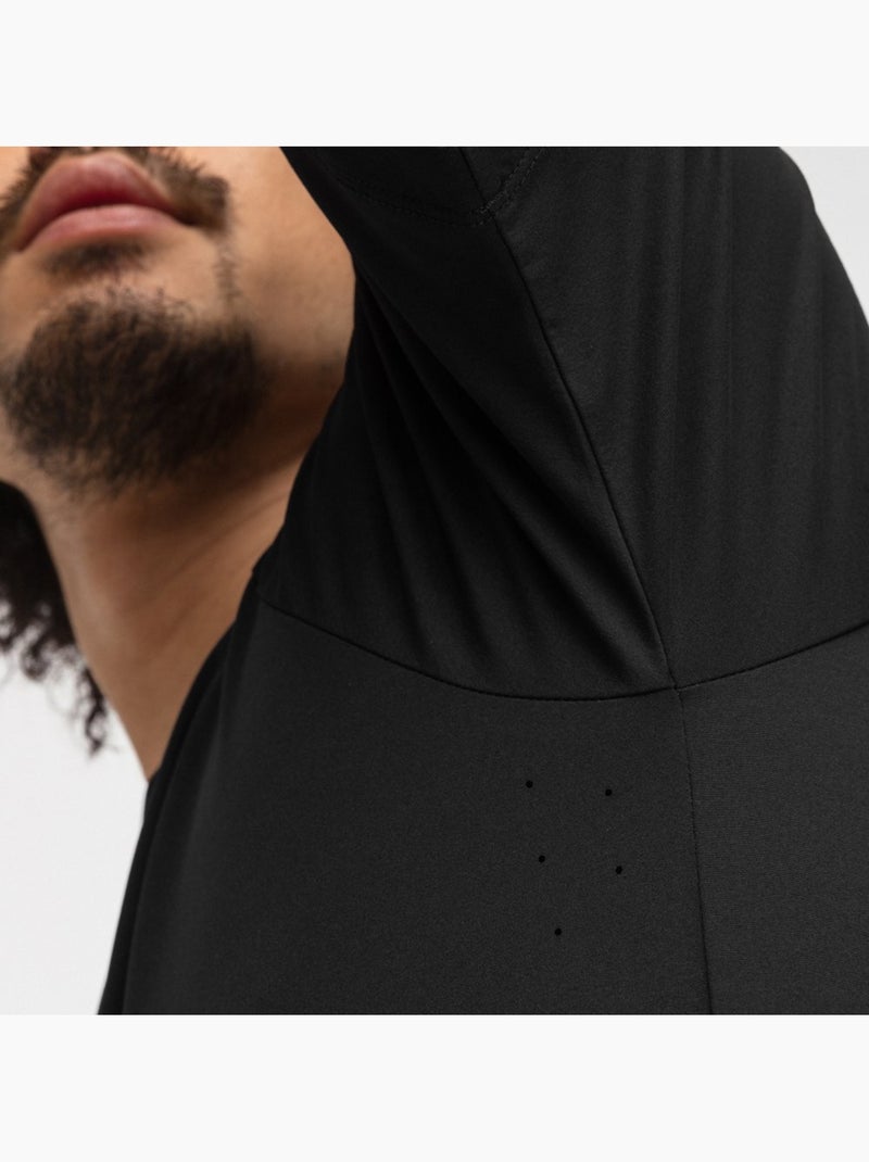 T-shirt randonnée manches courtes homme randonnée homme cave Noir - Kiabi