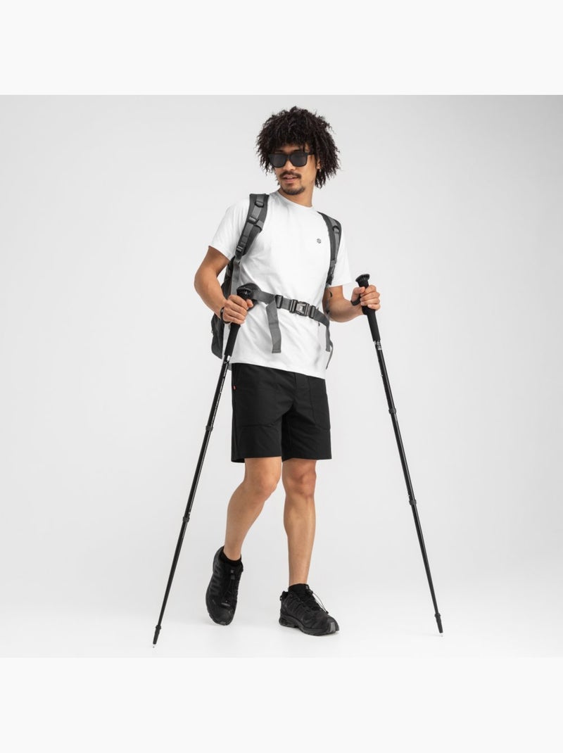 T-shirt randonnée manches courtes homme randonnée homme picos Blanc - Kiabi