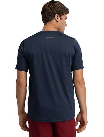 T-shirt randonnée manches courtes homme randonnée homme scout marine
