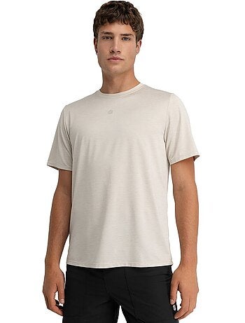 T-shirt randonnée manches courtes homme randonnée homme scout sand