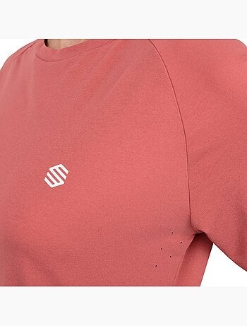 T-shirt randonnée manches longues femme femme nahuel-w brick