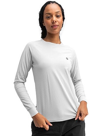 T-shirt randonnée manches longues femme randonnée femme ascend