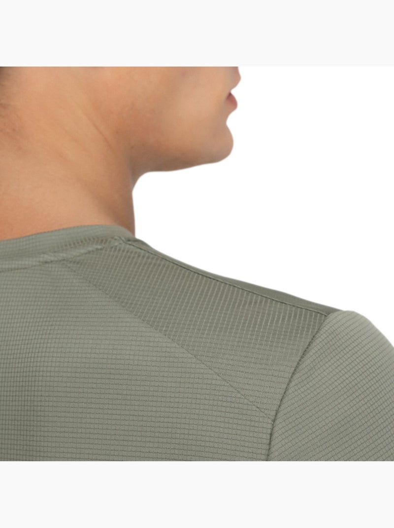 T-shirt randonnée manches longues homme randonnée homme reserve Vert - Kiabi