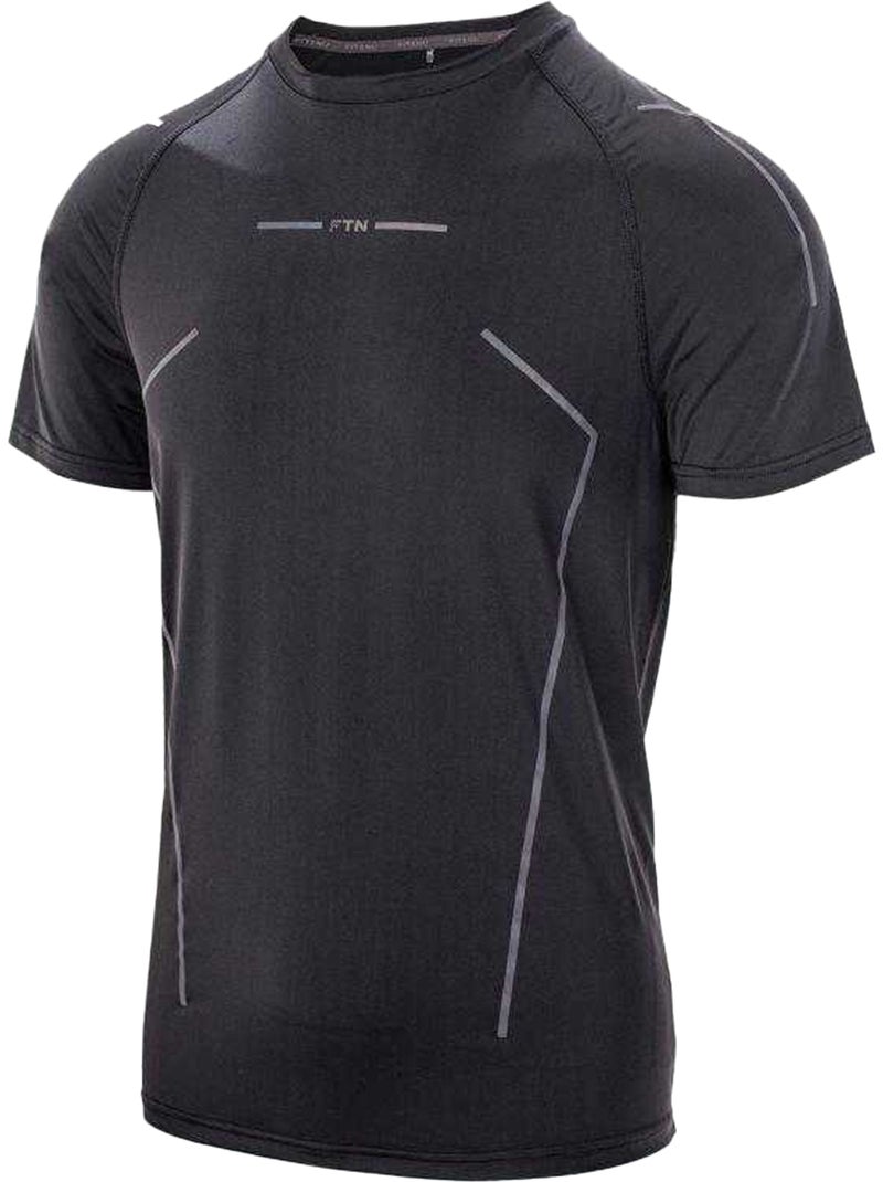T-shirt ratus - fitanu Noir - Kiabi