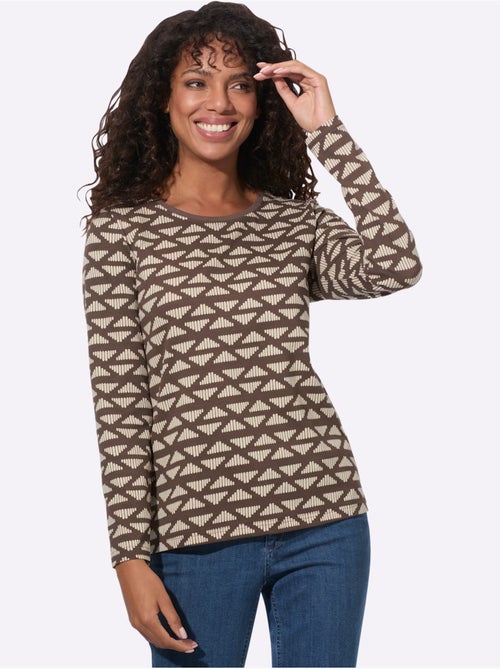 T-shirt rayé à encolure ronde - taille standard - witt - Kiabi T-shirt rayé à encolure ronde - taille standard - witt - Kiabi