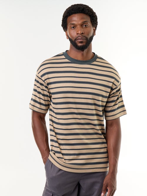 T-shirt rayé à manches courtes - Kiabi T-shirt rayé à manches courtes - Kiabi