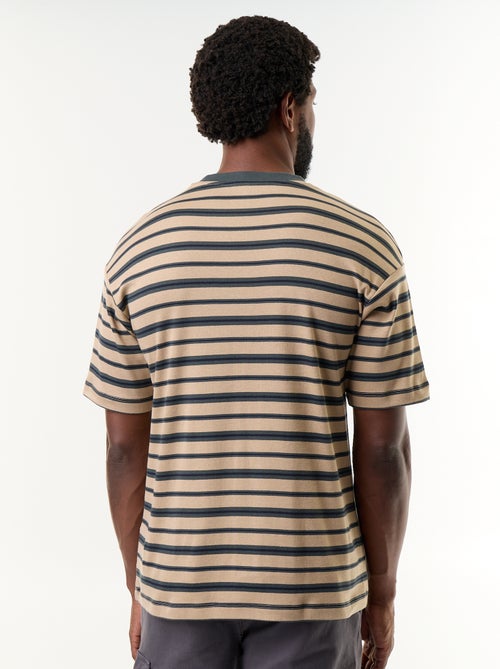 T-shirt rayé à manches courtes - Kiabi T-shirt rayé à manches courtes - Kiabi